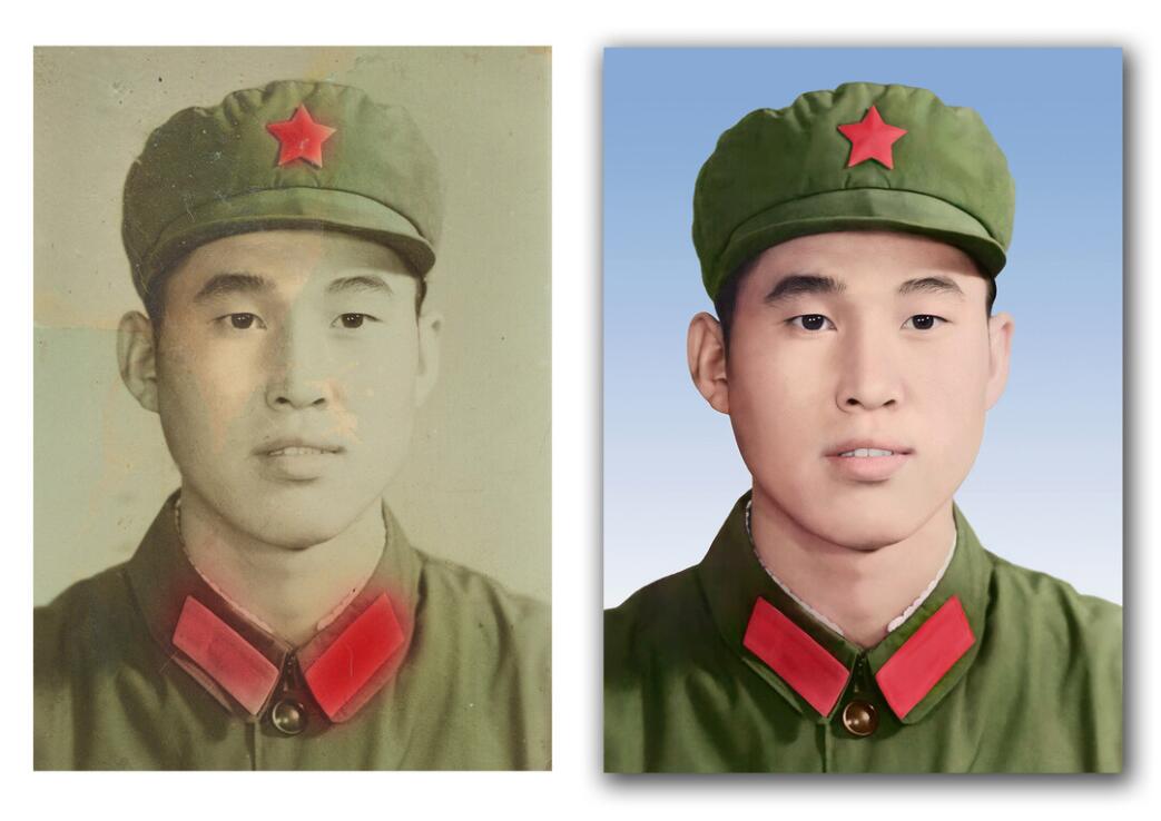 金塔破损照片修复-18